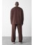 Kahve Basic Oversize Eşofman Takım 4