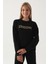 Kız Çocuk Siyah Sweatshirt 1