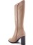 Ovetta 3pr Nude Kadın Topuklu Çizme 3