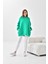Kadın Oversize 3 İp Şardonlu Sweatshirt Benetton 10001 2