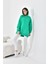 Kadın Oversize 3 İp Şardonlu Kapüşonlu Sweatshirt Benetton 10000 1
