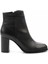 Siyah Hakiki Deri Kadın Bot & Bootie K02208021103 2