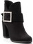 Siyah Süet Kadın Bot & Bootie K02236030002 3