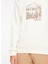 Kırık Beyaz Erkek Bisiklet Yaka Baskılı Sweatshirt D3WM-SWT29 4