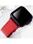 Apple Watch Uyumlu 42mm 44mm 45mm 49mm 1 / 2 / 3 / 4 / 5 / 6 / Se / 7 / 8 / Ultra Deri Kordon Kırmızı 1