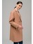 Kruvaze Oversize Balık Sırtı Kaban Somon 3949 4
