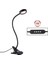 LED Masa Lambası Kelepçe Okuma Masası Yatak Adaptörü ile Parlaklık Ayarı Ofis ve Ev Için Göz Bakımı 360° Esnek (Yurt Dışından) 2