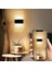 LED Dokunmatik Kontrol Duvar Işığı Modern Manyetik Duvar Işığı 2.5W USB ile Şarj Edilebilir Kanal Işığı Ayarlanabilir Parlaklık Gece Lambası Sıcak Beyaz 3000K (Yurt Dışından) 3