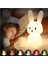 Tavşan Gece Lambası Baby Touch 7 Renk | USB Şarj Edilebilir Zamanlanmış Olabilir Çocuk Gece Lambası Deco Lamba Noel Dekorasyonu Için Çocuk Odası Doğum Günü Hediyesi (Yurt Dışından) 1