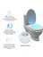 3er-Pack Toiletten-Nachtlichtsensor Pır-Bewegungssensor Farbwechselbeleuchtung Wasserdichtes 8-Farben-Led-Kinder-Wc-Nachtlicht (Yurt Dışından) 3