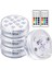 Sualtı Işığı, LED Sualtı Işığı Havuz Aydınlatması Uzaktan Kumandalı Manyetik Su Geçirmez Işık, IP68, 13 LED Renk Değiştirme (4'lü Set) (Yurt Dışından) 1