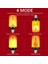 LED Alev Efektli Yangın Ampulü, Yükseltilmiş 4 Mod Titreşen Ateş Noel Süslemeleri Işıkları, Baş Aşağı Efektli E26 Taban Alev Ampulü (2 Paket) (Yurt Dışından) 2