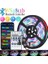 5m Bluetooth Akıllı LED Işık Şeridi WS2812B - Uzaktan Kumanda + Uygulama Ile, Müzik Ritmi / Fonksiyonu ile Senkronize Edin (Yurt Dışından) 1
