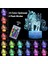 3D Unicorn Gece Lambası, 16 Renk Değiştirme 3D Lamba Uzaktan Kumanda ile Noel Cadılar Bayramı Doğum Günü Hediyesi Çocuklar Için Erkek Bebek Kız Yatak Odası (Yurt Dışından) 3
