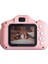 Çocuk Kamerası, Çocuk Kamerası Dijital Fotoğraf Makinesi Selfie, Dijital Kamera 8m Piksel, Flaşlı, Eğlenceli Erkek Kız Kamera 32GB Sd Kart, Pembe, Doğum Günü Yılbaşı Hediyesi (Yurt Dışından) 3