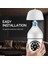 Kamera Wifi Ampul Kamera E27 Ampul Tipi Kablosuz Güvenlik Kamerası 1080P (Yurt Dışından) 3