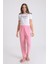 Pınkmark Kadın Beli Lastikli Rahat Kesim Pamuklu Battal Büyük Beden Pijama Altı PMPT25695 1