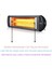 86 cm Montajlı Infrared Ufo Isıtıcı Elektrikli Soba Camı Porselen Başlıklı 23 mm 2