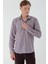 Erkek Bordo Trend Baskılı Desenli Italyan Yaka Slim Fit Gömlek 3