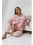 Fawn 3012 Peluş Welsoft Polar Kışlık Yumoş Kadın Pijama Takımı 4