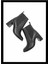 Siyah Kadın Bot & Bootie K02209070509 3