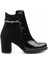 Siyah Siyah Süet Kadın Bot & Bootie K02404016508 2