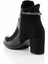Siyah Siyah Süet Kadın Bot & Bootie K02404016508 4