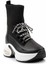 Siyah Simli Kadın Sneaker K02932402378 3