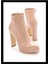 Nude Yılan Baskı Kadın Bot & Bootie K02926060507 1