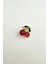 Arı Detaylı Kiraz Broş (En:2 cm Boy:3 Cm) 2