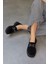 Toty Siyah Süet Deri Kadın Loafer 2