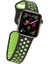 Good Case Apple Watch 9 Uyumlu 45MM Delikli Silikon Kordon-02 Gri-Beyaz 3