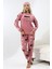 F5009 Peluş Welsoft Polar Kışlık Yumoş Kadın Pijama Takımı 1