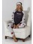 F5009 Peluş Welsoft Polar Kışlık Yumoş Kadın Pijama Takımı 3