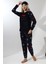 F5009 Peluş Welsoft Polar Kışlık Yumoş Kadın Pijama Takımı 2