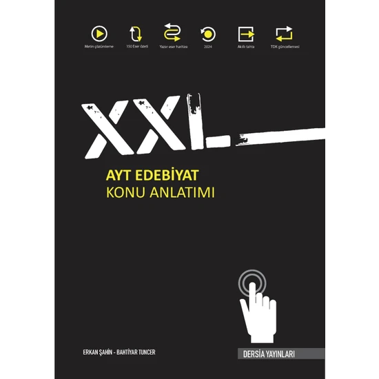 Dersia Yayınları XXL AYT Edebiyat Konu Anlatımı