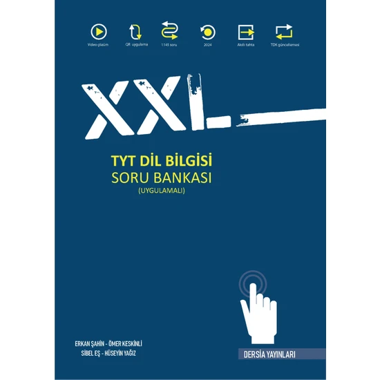 Dersia Yayınları XXL TYT Dil Bilgisi Uygulamalı Soru Bankası