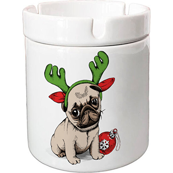 Lwp Shop Yeni Yıl Taçlı Bulldog Kül Tablası