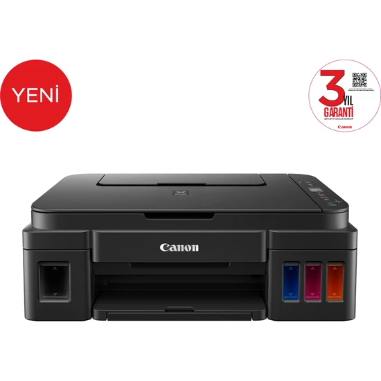 Canon Pixma G2410 Fotokopi + Tarayıcı + Mürekkep Püskürtmeli Tanklı Yazıcı (Canon Eurasia Garantili)