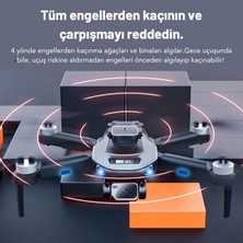 Piha S150 Drone Çift Kameralı 1080P Hd 5g Wı-Fı Engelden Kaçınma Hareketli Kamera