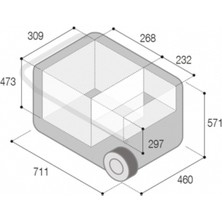 Marintek Vitrifrigo Portatif Buzdolabı-Dondurucu. Model VFT60 60 Litre