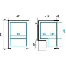 Marintek Buzdolabı. Model C85I 90 Litre