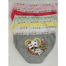 Tutku 0833 Kız Çocuk Desenli Külot 12 Adet