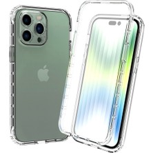 Forestl Digital Iphone 14 Pro Telefon Kılıfı Için 6.1 Inç 3'ü 1 Arada Hibrit Pc+Tpu Çok Yönlü Koruma Kapağı Gradyan Giyim-Dayanıklı Mobil Pet Ekranı Koruyucu-Tüketim ile (Yurt Dışından)