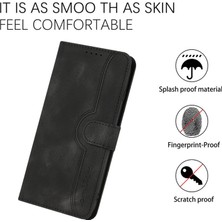 Forestl Digital Iphone 14 Pro Baskılı Deri Telefon Kapağı Anti-Drop Cüzdan Standı Case-Black Için (Yurt Dışından)