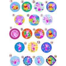 Lilya Sticker Winnie The Pooh Piglet 3D Sticker Seti