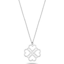 N!da Jewelry 925 Ayar Gümüş Tasarım Kalp Kolye