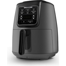 Karaca Air Pro Cook Köz Xl Airfryer Space Gray Black Circulation Air Tech 6 Pişirme Fonksiyonu %74 Enerji Tasarrufu