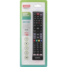Huayu Kl URC1522 Unıversal Tüm Markalar LCD LED Tv Kumanda Siyah