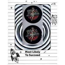 Fatih Sticker Old School Damla Logo 5x5 cm 2 Adet